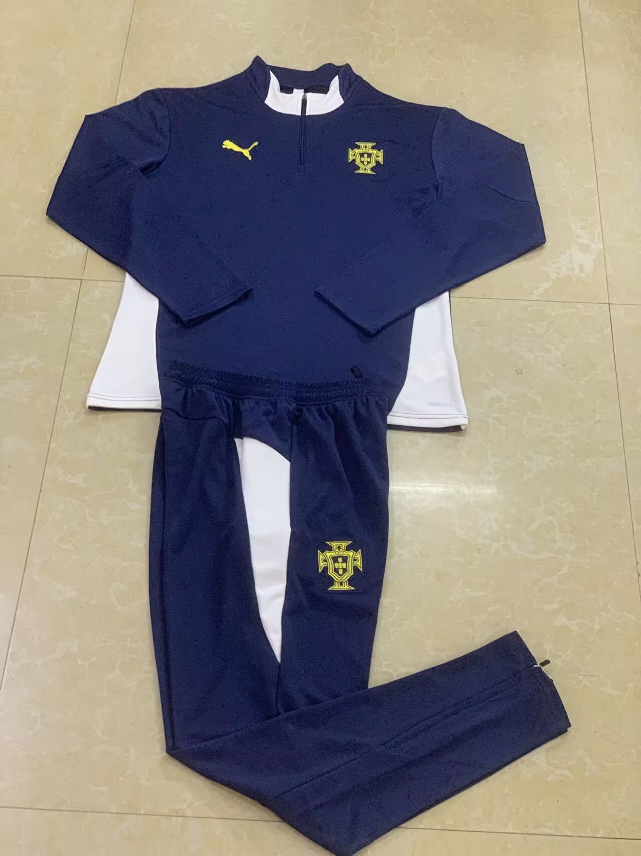 AAA Quality Portugal 25/26 Tracksuit - Navy Blue